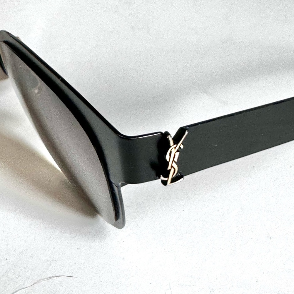 Yves Saint Laurent YSL black matte metal sunglasses - Picture 13 of 13